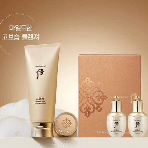 THE HISTORY OF WHOO Cheongidan Radiant Soft Foam Cleanser Special Set