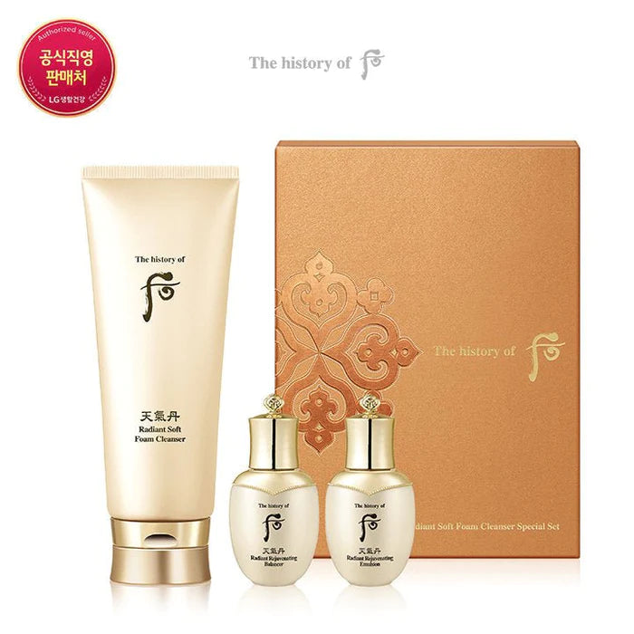 THE HISTORY OF WHOO Cheongidan Radiant Soft Foam Cleanser Special Set